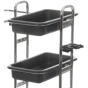 Produktbild für Reinigungswagen VERMOP Variant AS verchromt, Abfallwagen