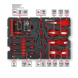 Produktbild für Werkzeugkoffer Einhell E-Case Hobby, 370512