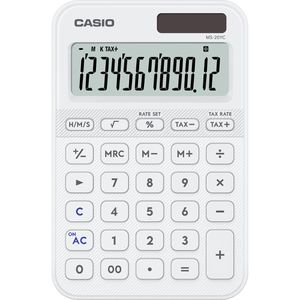 Produktbild für Taschenrechner Casio MS 20YC WE, mit Zeitberechnung