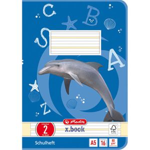 Produktbild für Schulheft Herlitz 3320207 x-book, für 2. Klasse, A5