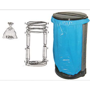 Produktbild für Müllsackständer Spetebo für 1x 120 Liter