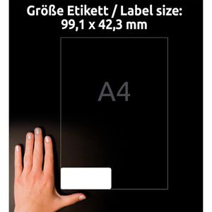 Produktbild für Adressetiketten Zweckform LR7177-100 Recycling