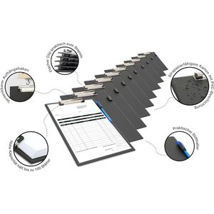 Produktbild für Klemmbrett RAPESCO 1745 Business Pack, A4