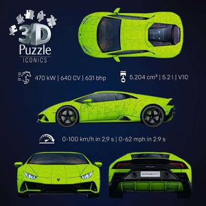Produktbild für Puzzle Ravensburger 12008037 Iconics - Lamborghini Huracan EVO