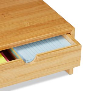 Produktbild für Monitorständer Relaxdays 10024605, Bambus