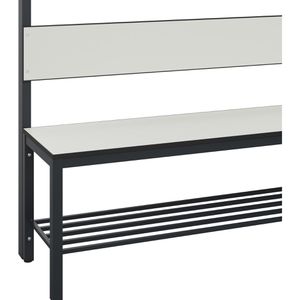 Produktbild für Umkleidebank CP-Möbel 8061-110, Sitzfläche Holz, 150 cm