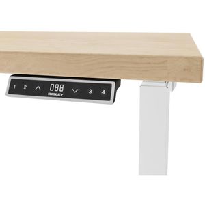 Produktbild für Schreibtisch Bisley E-WonderTech, ahorn / weiß