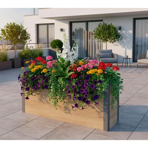 Produktbild für Pflanzkasten Westmann Talus L Holzoptik