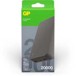 Produktbild für Powerbank GP Batteries B+ Serie, 20000mAh