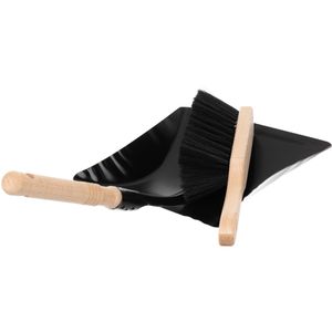 Produktbild für Kehrgarnitur Böttcher-AG aus Metall, mit Kunststoffborsten