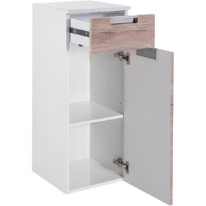 Produktbild für Bad-Hängeschrank Schildmeyer Mars 130479, eiche / weiß
