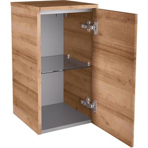 Produktbild für Bad-Hängeschrank Fackelmann Milano, 84232, matt asteiche