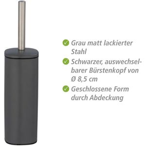 Produktbild für WC-Bürste Wenko Alassio, grau