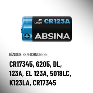 Produktbild für Batterien Absina Lithium
