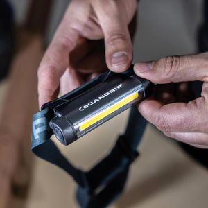 Produktbild für Stirnlampe Scangrip Flex Wear-Kit, wiederaufladbar