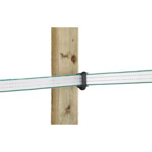 Produktbild für Isolatoren AKO Cavallo, mit Holzgewinde, Band-Eckisolator