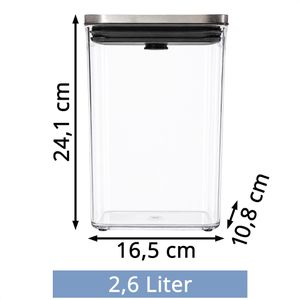 Produktbild für Vorratsdose OXO Steel Pop, aus Kunststoff