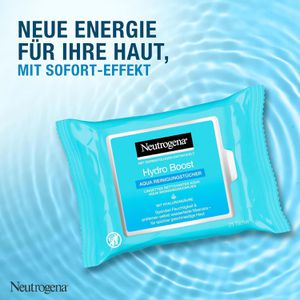 Produktbild für Abschminktücher Neutrogena Hydro Aqua Boost Reinigungstücher