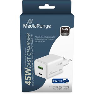 Produktbild für USB-Ladegerät MediaRange MRMA113-2, 45 Watt