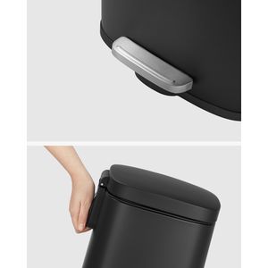 Produktbild für Mülleimer Songmics LTB03BK, schwarz