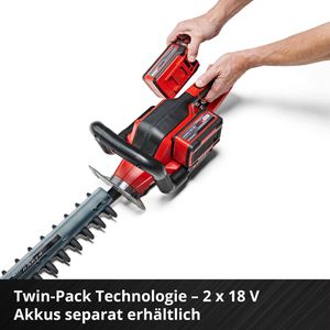 Produktbild für Heckenschere Einhell GE-CH 36/65 Li-Solo, Akku