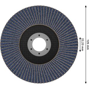 Produktbild für Fächerschleifscheibe Bosch X451, 2608626182