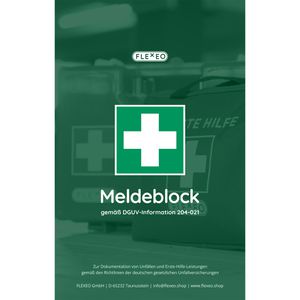 Produktbild für Meldeblock Flexeo für Betriebe, DSGVO konform
