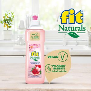 Produktbild für Spülmittel fit Mandelblüte-Granatapfel, mikroplastikfrei