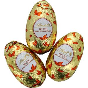 Produktbild für Schokoeier Lindt Marc de Champagne, weiße Schokolade