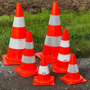 Produktbild für Leitkegel UvV SafeGlow, UVSG720, Höhe 75cm