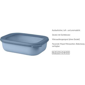 Produktbild für Frischhaltedose Mepal Cirqula eckig, aus Kunststoff