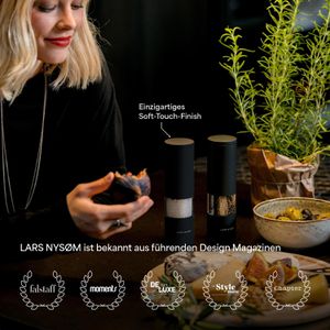 Produktbild für Geschenkset LARS-NYSØM Lagom Gewürzmühlen, taupe / beige