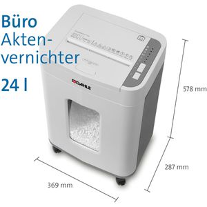 Produktbild für Aktenvernichter Dahle ShredMATIC 150, 35151, mit Rollen