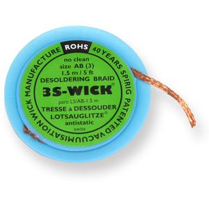 Entlötlitze Ersa NoClean Spirig 3S WICK2.2-1.5