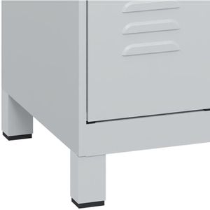 Produktbild für Spind CP-Möbel Classic PLUS, lichtgrau