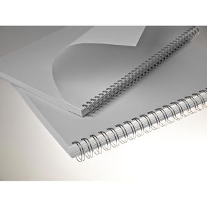 Produktbild für Drahtbinderücken Renz Ring Wire, silber, für A4