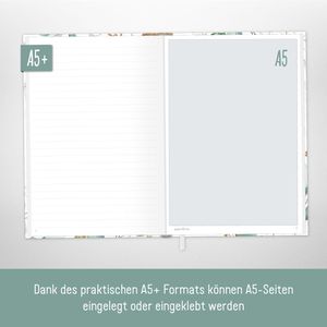 Produktbild für Notizbuch paper&amp;you Blattgold, 8571-3, Karton Softcover