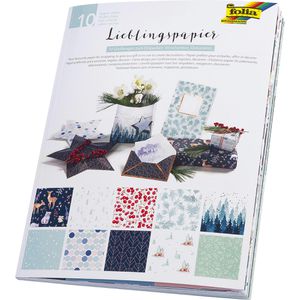 Produktbild für Geschenkpapier Folia Lieblingspapier Winter