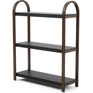 Bücherregal Umbra Bellwood, walnuss / schwarz