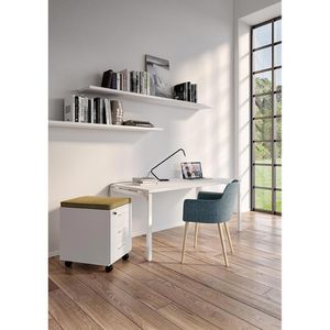 Produktbild für Schreibtisch Quadrifoglio Idea+ 01, weiß / weiß