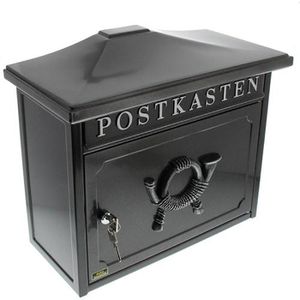 Briefkasten Burg-Wächter Sylt 1883E, grau, aus Stahl
