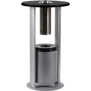 Produktbild für Aschenbecher Showdown-Displays Smoking Table, silber, Outdoor