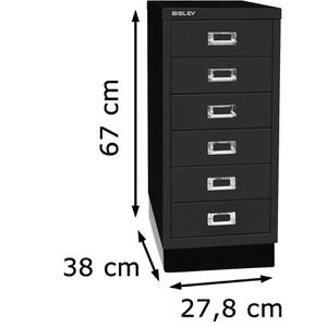 Produktbild für Schubladenschrank Bisley MultiDrawer, aus Metall