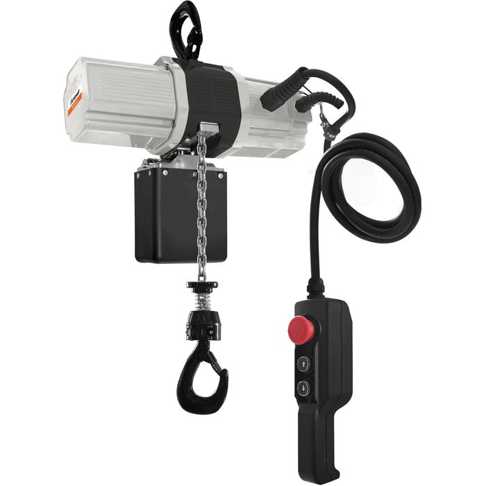 Produktbild von Pallit EHOIST Elektro-Kettenzug – 500 Kg Tragkraft, 5 M Hubhöhe, Stahlkette, Fernbedienung Mit Not-Aus – IP54