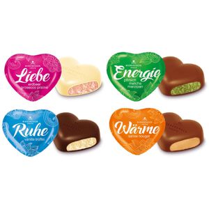 Produktbild für Pralinen Niederegger Herzen Glücklichsein, 10 Stück
