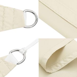 Produktbild für Sonnensegel vidaXL 135213, creme, rechteckig