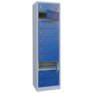 Schließfachschrank Lüllmann 526431, blau