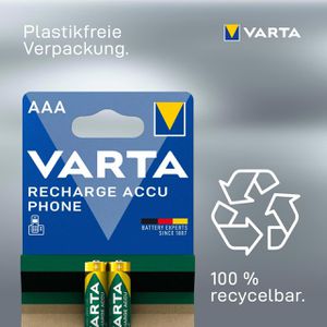 Produktbild für Akku Varta Recharge Phone 58398, 1,2 V, 800 mAh