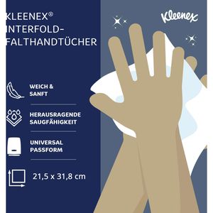 Produktbild für Papierhandtücher Kleenex Ultra, 6710, 3-lagig