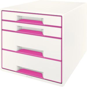 Produktbild für Schubladenbox Leitz 5213-20-23, WOW Cube, A4